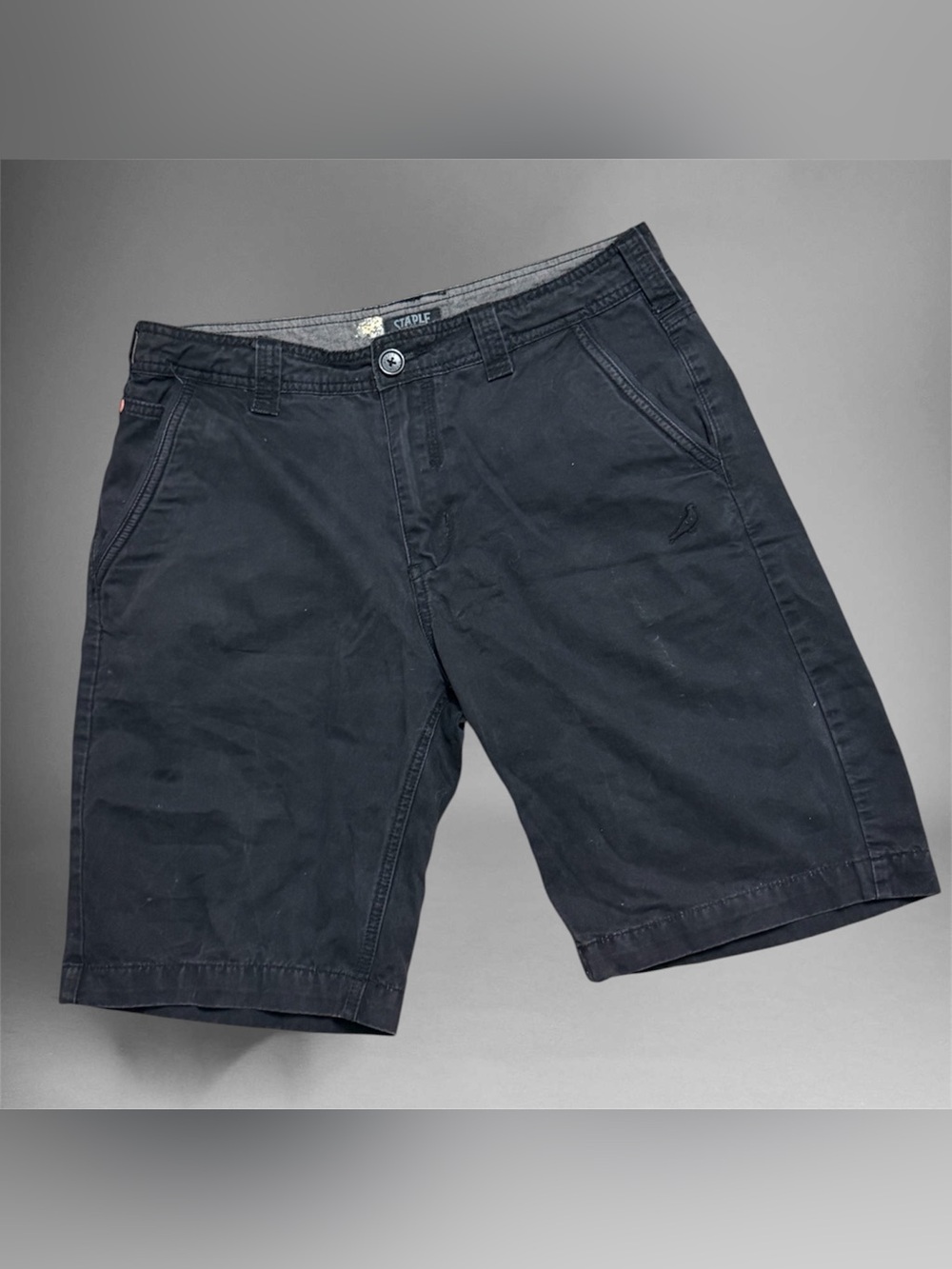 Men 32 STAPLE Black Jean Shorts Formal Date Night Aesthetic 100% Cotton Summer